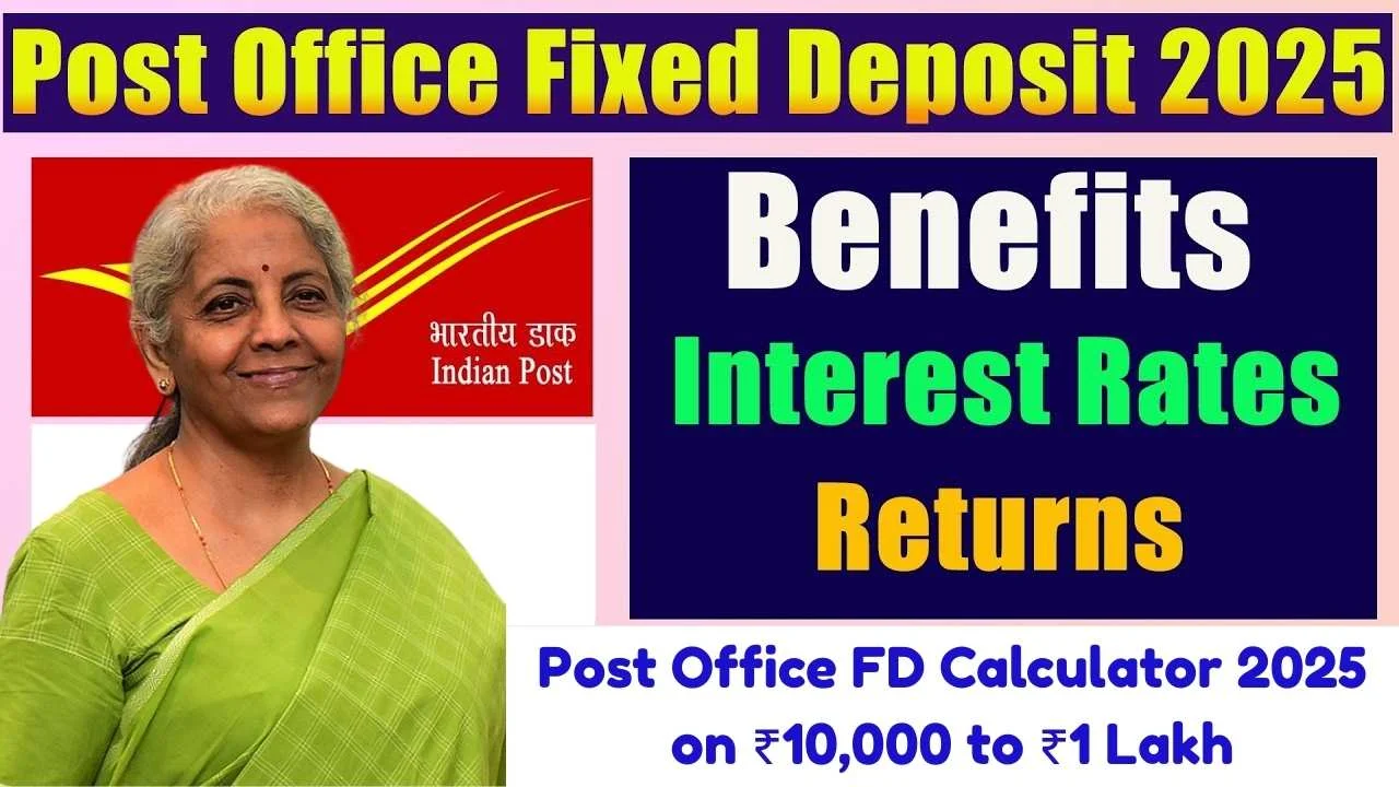 Post Office FD Calculator 2025 – Instantly Estimate Returns on ₹10,000 to ₹1 Lakh
