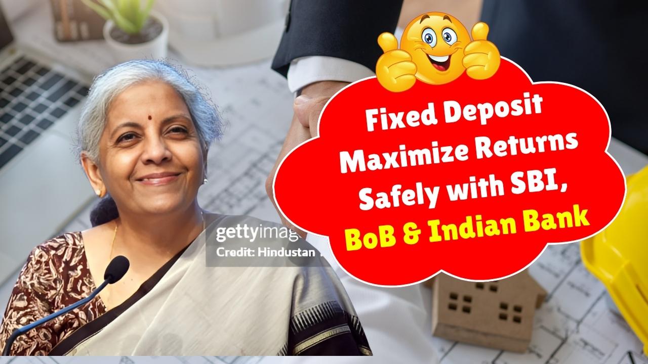 444-Day Fixed Deposit 2025: Maximize Returns Safely with SBI, BoB & Indian Bank