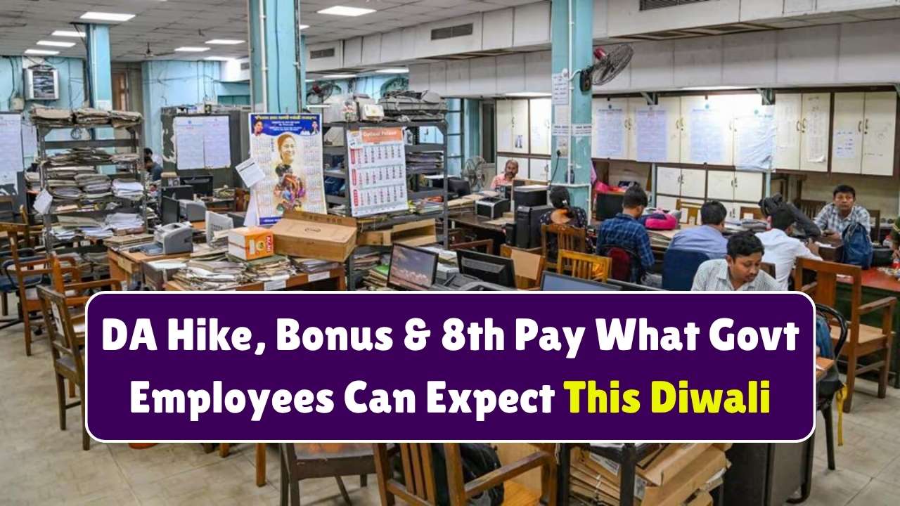 DA Hike, Bonus & 8th Pay Commission: What Govt Employees Can Expect This Diwali