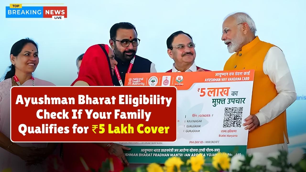 Ayushman Bharat Eligibility 2025 – Check If Your Family Qualifies for ₹5 Lakh Cover