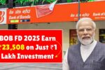 Bank of Baroda FD 2025 – Earn ₹23,508 on Just ₹1 Lakh Investment