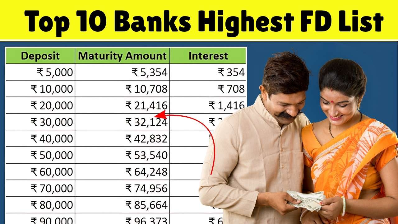 Best FD Rates 2025 – Top 10 Banks Where Your Money Grows Safely at 9%