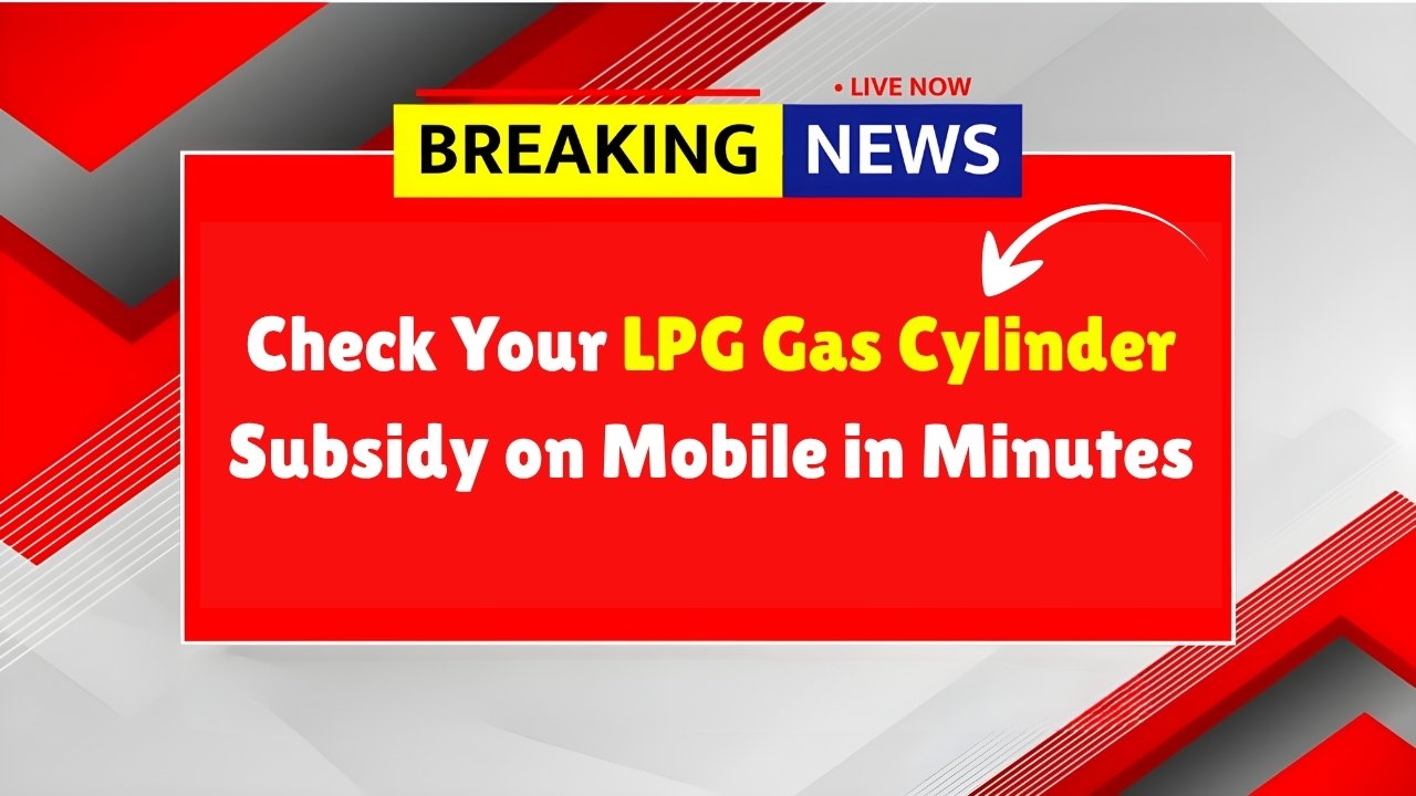 How to Check Your LPG Gas Cylinder Subsidy on Mobile in Minutes