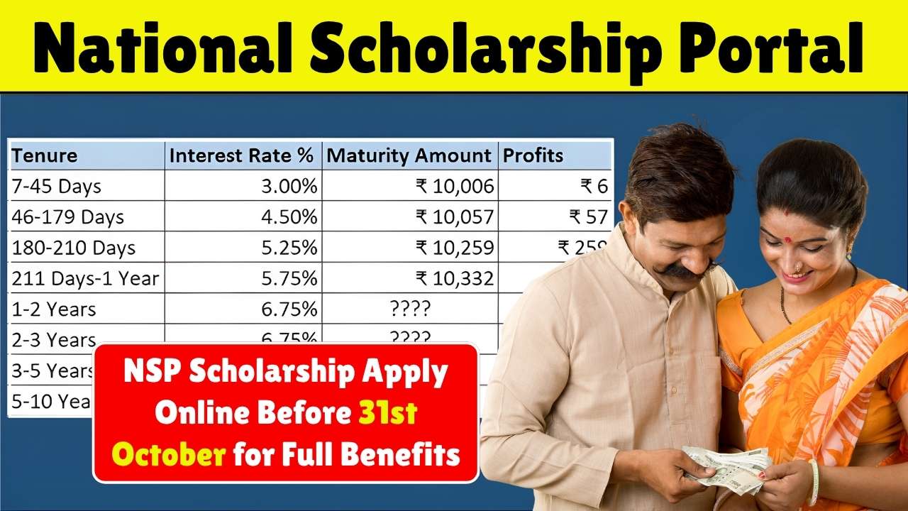 NSP Scholarship 2025-26: Apply Online Before 31st October for Full Benefits