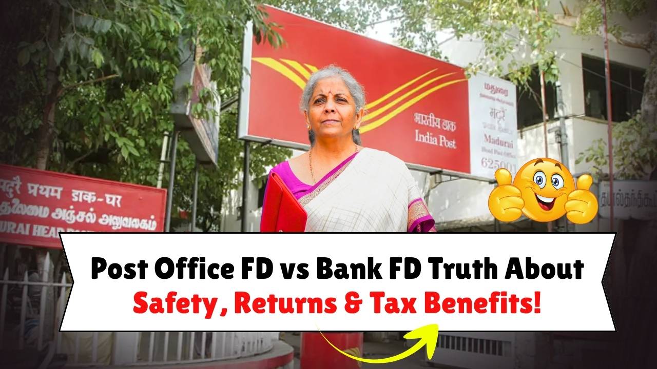 Post Office vs Bank FD 2025: Which Investment Gives the Highest Returns and Safety?