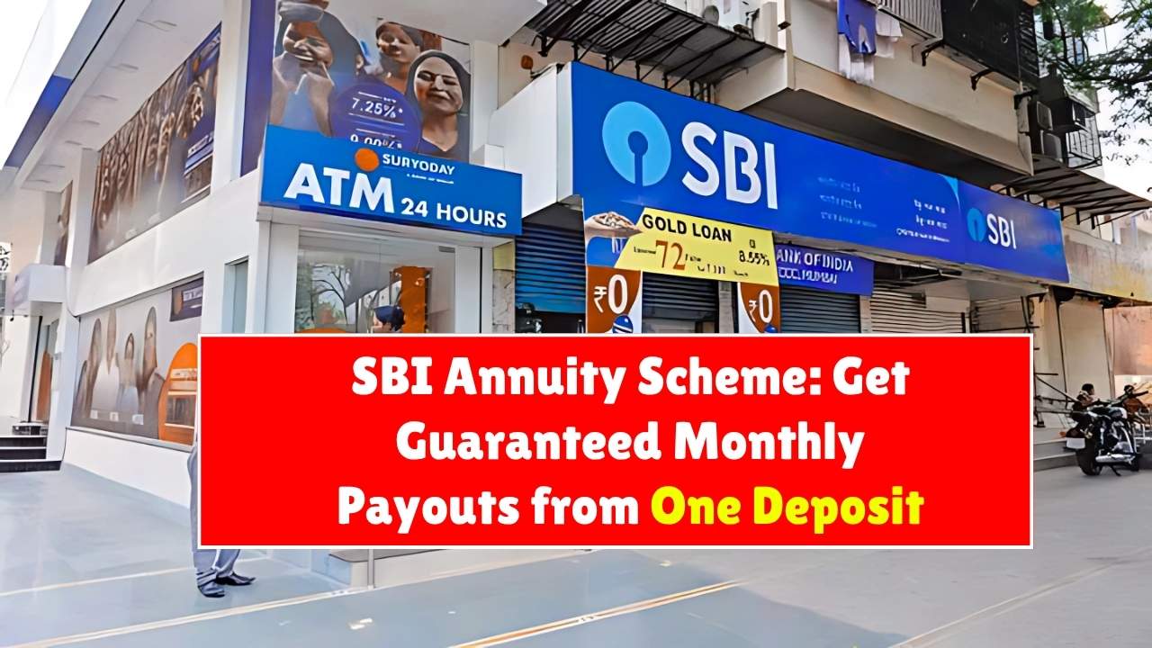 SBI Annuity Scheme: Get Guaranteed Monthly Payouts from One Deposit