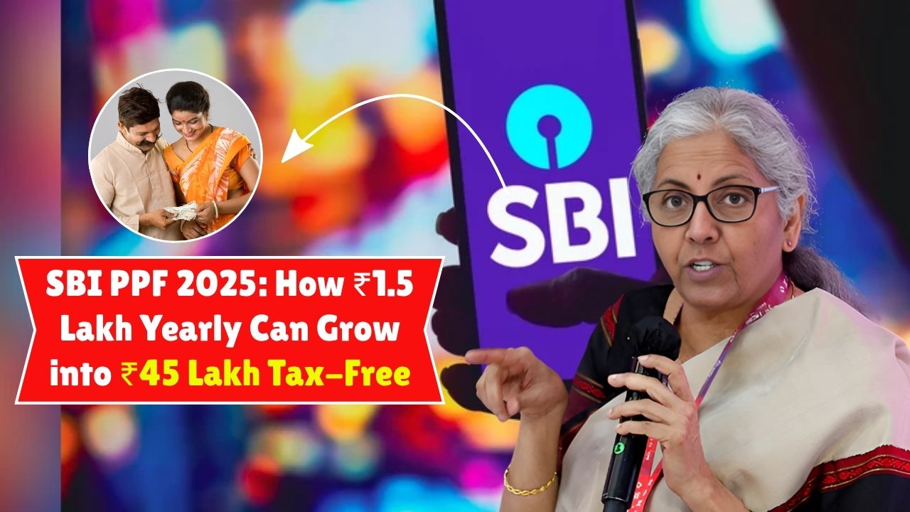 SBI PPF 2025: How ₹1.5 Lakh Yearly Can Grow into ₹45 Lakh Tax-Free