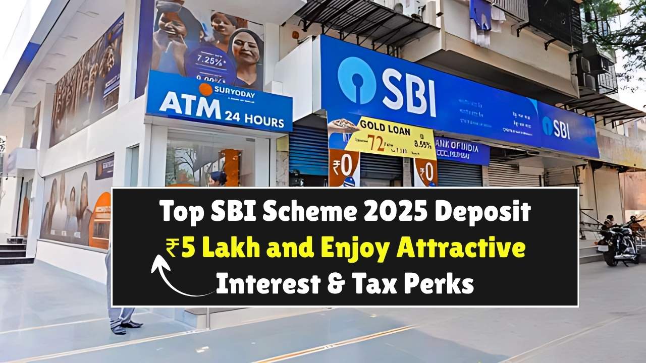 Top SBI Scheme 2025: Deposit ₹5 Lakh and Enjoy Attractive Interest & Tax Perks