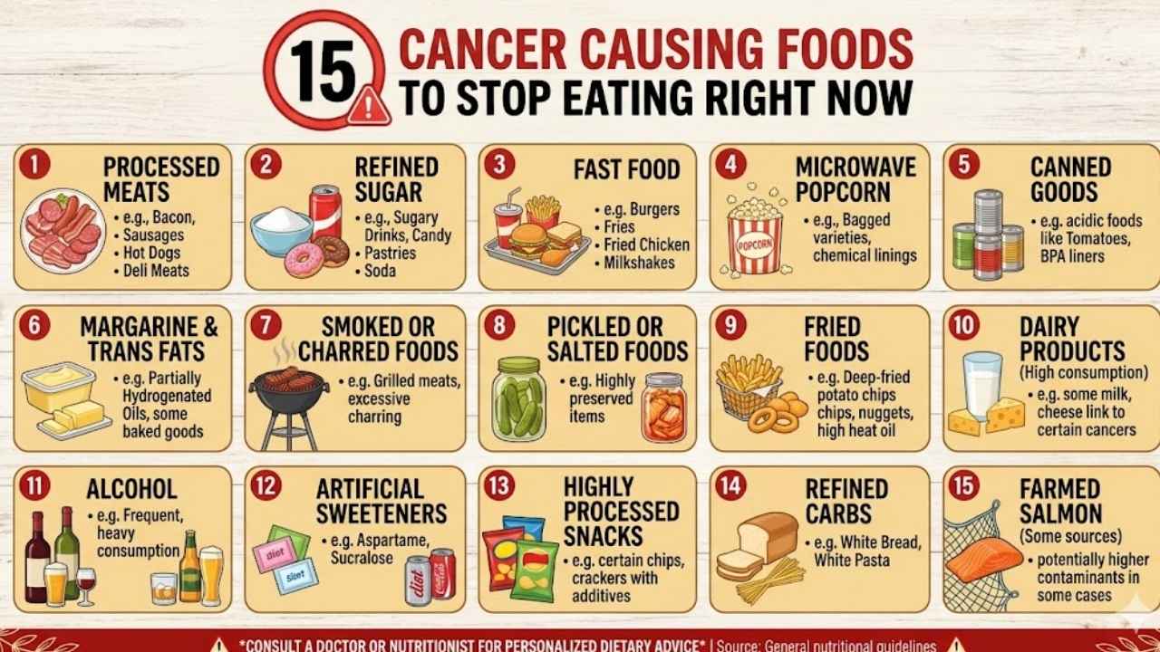 15 Cancer-Causing Foods to Eliminate From Your Diet Immediately